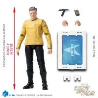 HIYA TOYS Exquisite Mini Series 4 inch STAR TREK STRANGE NEW WORLDS Pike - Star Trek - photo 9