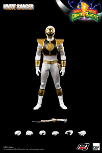 Mighty Morphin Power Rangers - FigZero 1/6 White Ranger 5