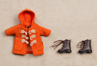Nendoroid Doll Warm Clothing Set: Boots &amp; Duffle Coat (Orange) 3