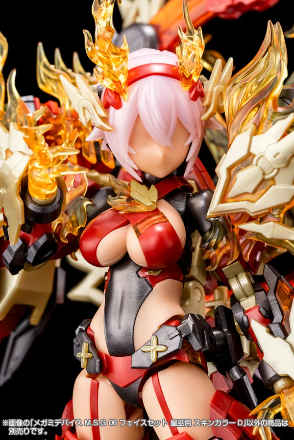 KOTOBUKIYA MEGAMI DEVICE M.S.G 06 FACE SET AUV SKIN COLOR D - Megami Device