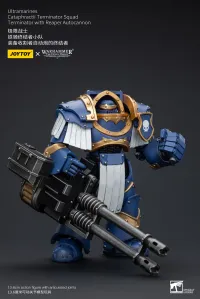 JOYTOY Ultramarines Cataphractii Terminator Squad Terminator with Reaper Autocannon - Warhammer 40K - photo 8