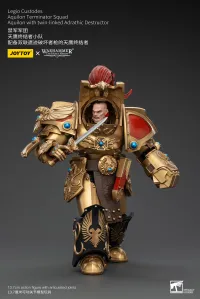 JOYTOY Legio Custodes Aquilon Terminator Squad Aquilon with twin-linked Adrathic Destructor - Warhammer 40K - photo 2
