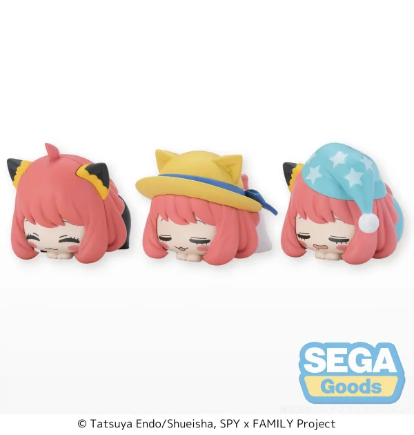 SEGA Ohiruneko TV Anime "SPY x FAMILY" Mini Figure Vol.3 (EX) (Pack of 14: 5 Black Clothes, 5 Yellow Hat, 4 Blue Pajamas) - SPY x FAMILY