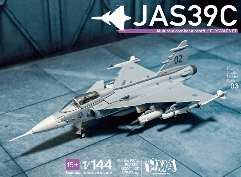 1/144 JAS39 Gripen Plastic Model Kit