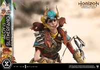 Ultimate Diorama Masterline Horizon Forbidden West Aloy vs. The Slitherfang Bonus Version  			 34