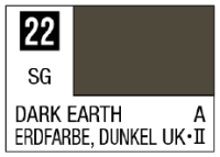 Mr. Color 22 - Dark Earth (Semi-Gloss/Aircraft) 1