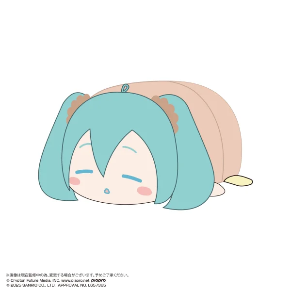 MAX LIMITED MIKU×SANRIO POTE KORO MASCOT Ｍsize3 C - Sanrio