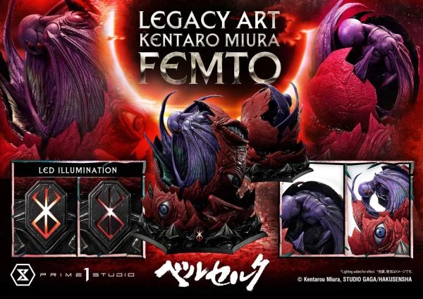 Prime 1 Studio Legacy Art "Kentaro Miura" Berserk Femto - Berserk