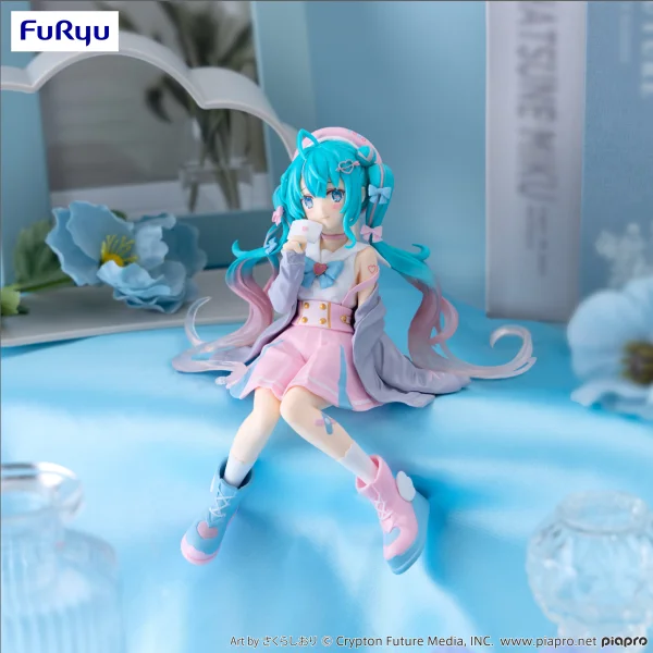 FuRyu Hatsune Miku　Noodle Stopper Figure -Love Sailor Grey Color ver.- - Hatsune Miku