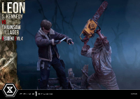 Ultimate Premium Masterline Resident Evil 4 Leon S. Kennedy versus Chainsaw Villager Bonus Version 6