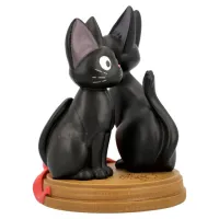 Benelic Jiji and Stuffed Plush Jiji Statue Desk Clock - Kiki's Delivery Service - photo 4