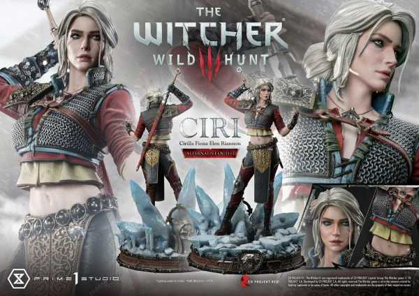 Prime 1 Studio Premium Masterline The Witcher 3: Wild Hunt Ciri Fiona Elen Riannon Alternative Outfit - Video Games