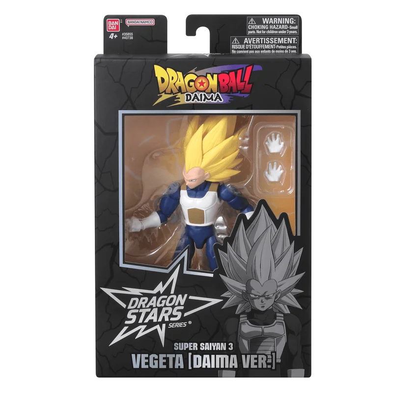 BANDAI Dragon Stars Series - Super Saiyan 3 Vegeta [DAIMA Ver.] - Dragon Ball DAIMA