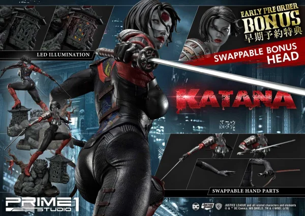 Prime 1 Studio Museum Masterline Justice League (Comics) Katana Bonus Version - DC Comics