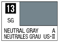 Mr. Color 13 - Neutral Gray (Semi-Gloss/Aircraft) 1