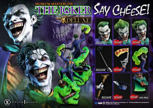 Prime 1 Studio Museum Masterline Batman (Comics) The Joker - Say Cheese! DX Bonus Version - DC Comics