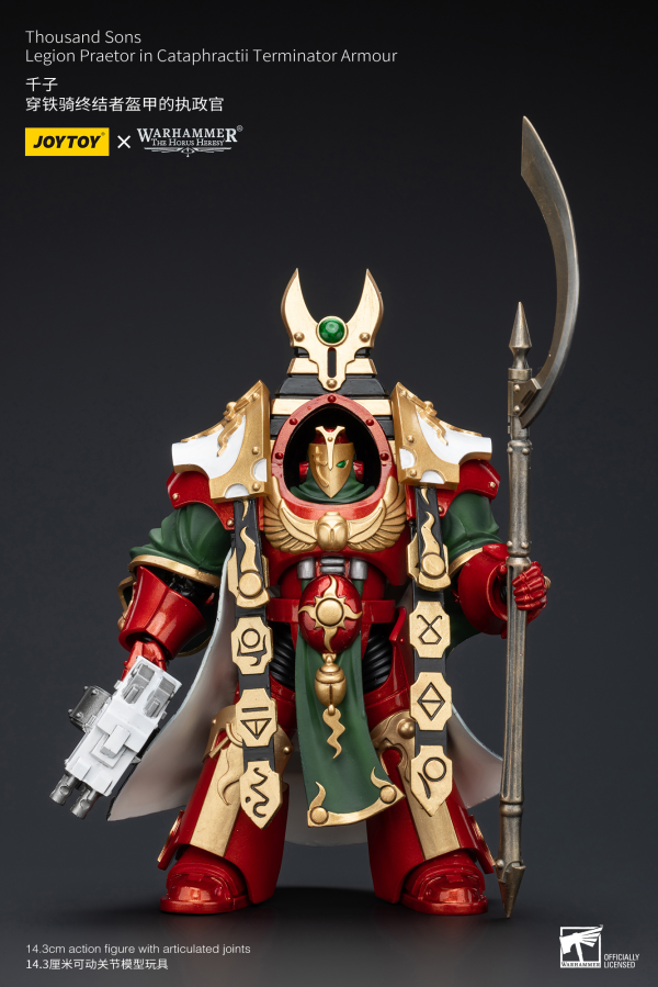 Thousand sons Legion Praetor in Cataphractii  Terminator Armour