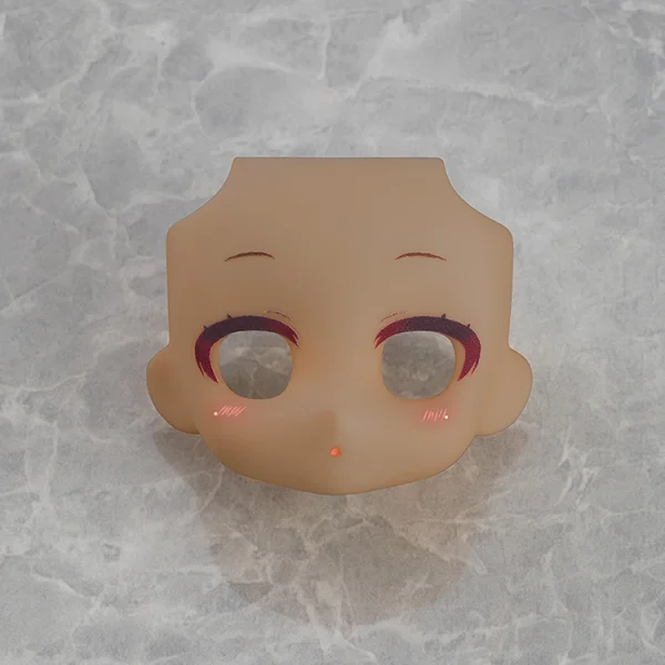 GOOD SMILE COMPANY Nendoroid Doll Customizable Face Plate - Narrowed Eyes: With Makeup (Cinnamon) - Figure Accessories