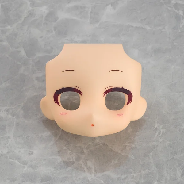 GOOD SMILE COMPANY Nendoroid Doll Customizable Face Plate - Narrowed Eyes: With Makeup (Almond Milk) - Figure Accessories