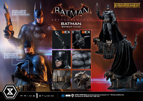 Museum Masterline Batman: Arkham Knight Batman Batsuit V7.43 EX Version