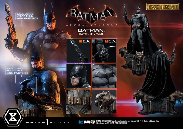 Prime 1 Studio Museum Masterline Batman: Arkham Knight Batman Batsuit V7.43 EX Version - DC Comics