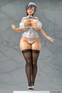 Q-six Toranomon Yukina Suntan ver. - Moshimo Onanie no Kaigo o Shitekureru Nurse-san ga Itara...? - photo 1