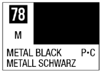 Mr Color Spray - S78 Metallic Black (Metallic/Primary) 1