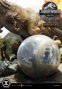 Prime 1 Studio Legacy Museum Collection Jurassic World: Fallen Kingdom (Film) Tyrannosaurus-Rex & Carnotaurus 1/15 scale Deluxe Version - Jurassic Park - photo 33