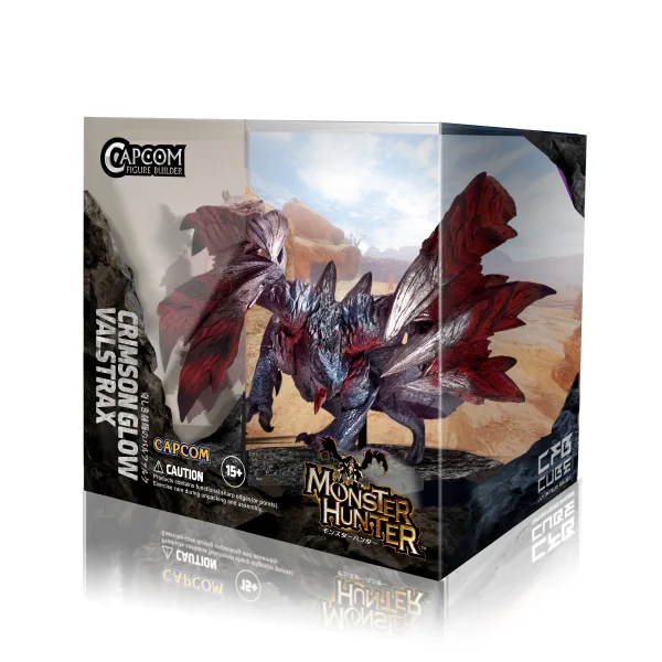 CAPCOM CAPCOM FIGURE BUILDER CUBE Crimson Glow Valstrax/MONSTER HUNTER (1pc) - Monster Hunter