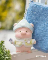 TOYZEROPLUS LuLu the Piggy Winter Series - Mushroom Elf Lu Plush Keychain - LuLu The Piggy - photo 1