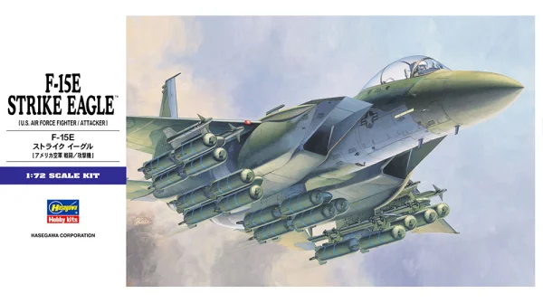 Hasegawa [E10] 1:72 F-15E STRIKE EAGLE - Scale Kits