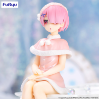 Re:ZERO -Starting Life in Another World-　Noodle Stopper Figure -Ram Snow Princess Pearl Color ver.- 4
