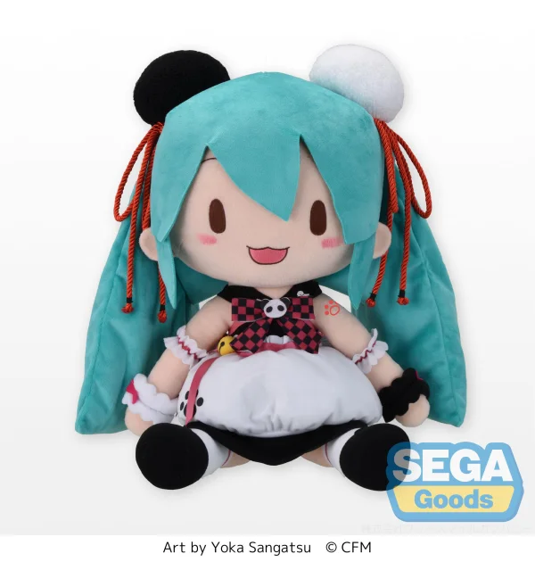 SEGA Hatsune Miku Series Fluffy Plush "Hatsune Miku - Panda Manju" (LL) - Hatsune Miku
