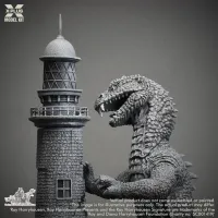 X-PLUS 1/72  Ray Harryhausen's Rhedosaurus Plastic Model Kit - The Beast from 20,000 Fathoms - photo 5