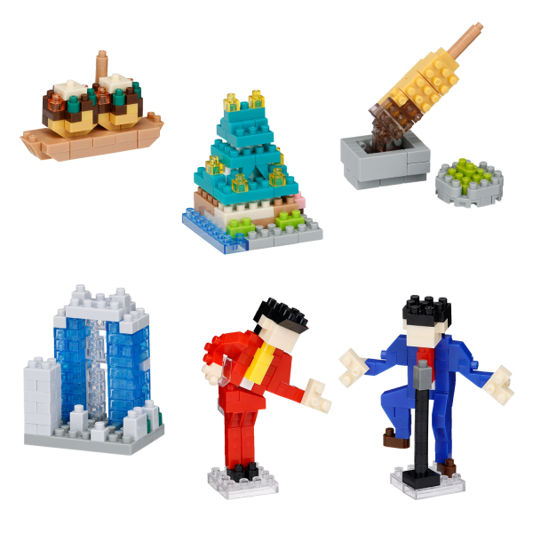 Japan Assortment 2 (Blind Box), "Culture", Nanoblock mininano Series (Box/6)