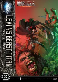 Prime 1 Studio Ultimate Premium Masterline  TV animation Attack On Titan  Levi versus Beast Titan - Attack on Titan - photo 61