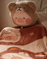 TOYZEROPLUS LuLu the Piggy - Teddy LuLu Hand Warmer Cushion + Blanket - LuLu The Piggy - photo 1