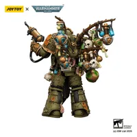 JOYTOY Death Guard Biologus Putrifier with Injector Pistol and Hyper Blight Grenades - Warhammer 40K - photo 8