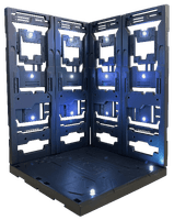 LED HANGER BASE (painted in blue-black) 1