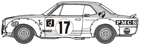 [ID-287] 1/24 Prince Skyline 2000GT (Type S54) 2nd #39 Japanese GP 1964
