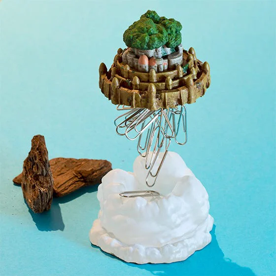 Benelic Laputa Castle Paper Clip Holder "Castle in the Sky" (Box/3) - Castle in the Sky
