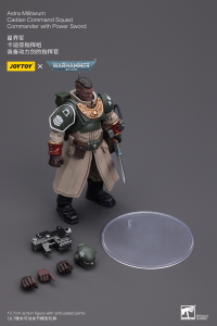 Astra Militarum Cadian Command Squad Commander with Power Sword 4