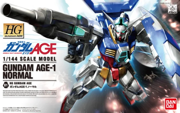 BANDAI HOBBY HG 1/144 GUNDAM AGE-1 NORMAL - Mobile Suit Gundam AGE