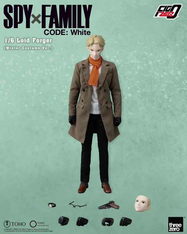 threezero SPY×FAMILY CODE: White - FigZero 1/6 Loid Forger (Winter Costume Ver.) - SPY x FAMILY