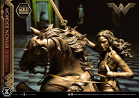Museum Masterline Wonder Woman (Film) Wonder Woman on HorseBack Gold Version 2