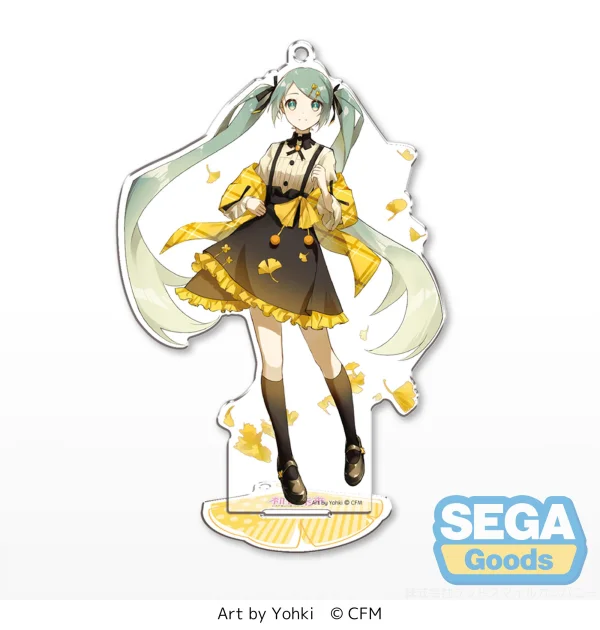 SEGA "Hatsune Miku" Autumn Outing Acrylic Stand Key Chain (Yohki Ver.) - Hatsune Miku