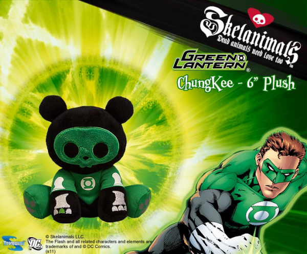 Skelanimals DC Mini Plush 6 Inch - Green Lantern ChungKee