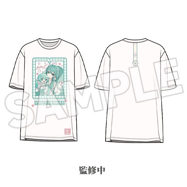 Hatsune Miku Miku Hug Series T-Shirt: Flower Ver.