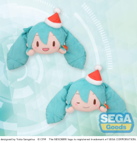 Fuwapetit NESOBERI (Lay-Down) "Hatsune Miku" Series M Plush "Hatsune Miku" Christmas 2023 2