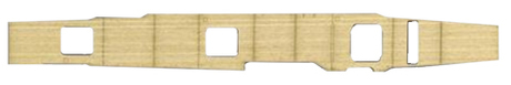 [TOKU-50 EX-2] 1/700 Wood Deck Seal for IJN Aircraft Carrier Zuikaku (w/Ship Name Plate)